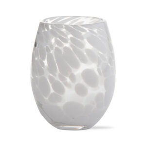 CONFETTI WHITE STEMLESS GLASS VAT $21.45