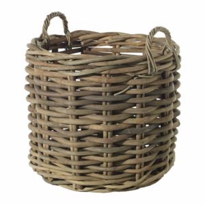 RATTAN BASKET 18X19.5 GREY VAT $148.95