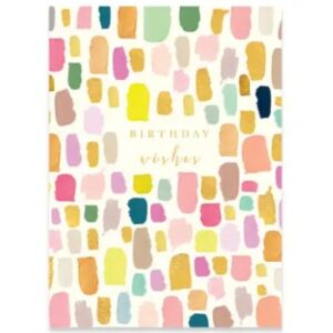 Gold Brushstrokes  Card    Vat Incl $12.10
