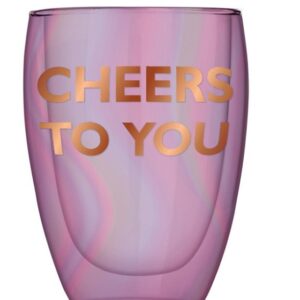 DW Stmls Glass - Cheers VAT $28.12