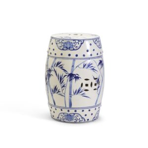 Bamboo & Rose Pattern Garden Stool Vat $506.00
