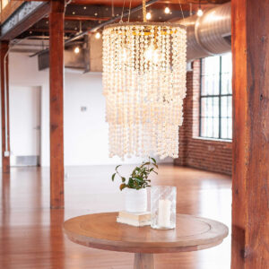 20" Marin Shell Chandelier VAT $1,430.00
