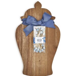 Ginger Jar Shaped Board  w/20 Cocktail Pick VAT $64.35