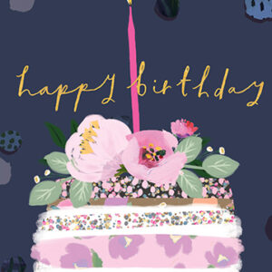Birthday Cake Card VAT $10.47