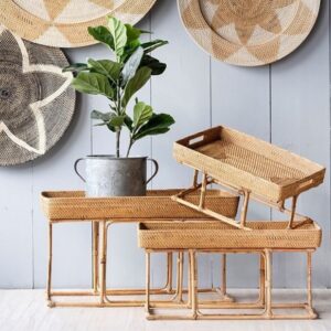 BALI NESTING TABLE S/3 VAT $821.20