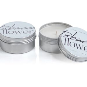 TOBACCO FLOWER CANDLE TIN