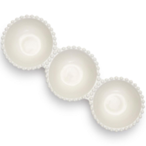 Heirloom Pearl Edge  Sectional Tidbit Dish VAT $48.40