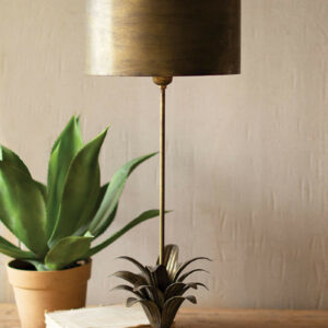 ANTIQUE GOLD METAL LAMP VAT INCLUSIVE $296.95