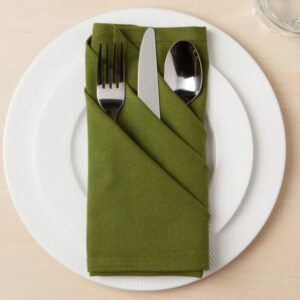 Spectrum Napkins Fir Green Set of 4 VAT $44.00