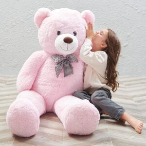 MorisMos Giant Pink Valentine's Day Stuffed Teddy Bear 47'' VAT $169.97