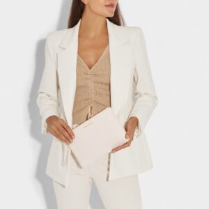 Isla Pouch-Off White VAT $57.99