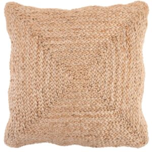 Square Jute Pillow- Natural VAT $165.00