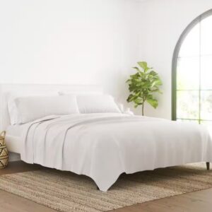 Linen Blend King Sheets-Natural VAT $263.25