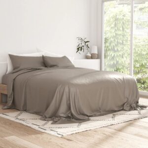 Bamboo King  Sheets-Taupe VAT $185.11