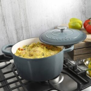 Oval Dutch Oven-Grey VAT $193.60