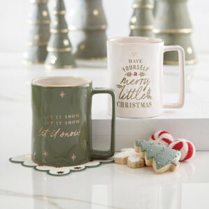 Holiday Ceramic Mug- Merry Little Christmas VAT $48.40