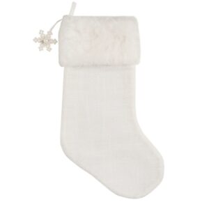 Fur Snowflake Stocking VAT $29.26