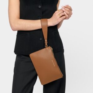 Marni Wristlet Pouch- Cognac VAT $57.99