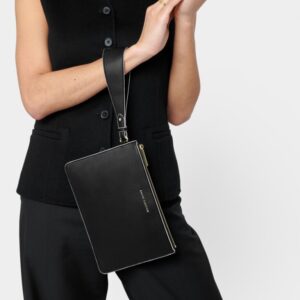 Marni Wristlet Pouch- Black VAT $57.99