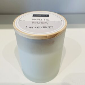 White Musk Elegant Candle 8oz VAT $39.60