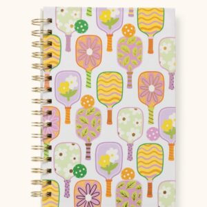 Medium Spiral Notebook- Pickleball Rally VAT $22.00