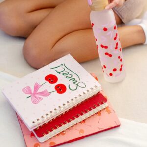 Medium Spiral Notebook- Sweetest Cherry VAT $22.00