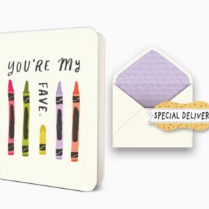 You're My Fave Deluxe Greeting Card VAT $8.80