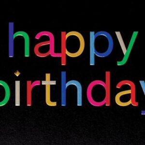 Happy Birthday Hor Card VAT $13.11