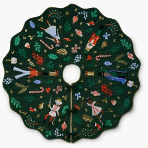 Nutcracker Embroidered Tree Skirt-VAT $385.00