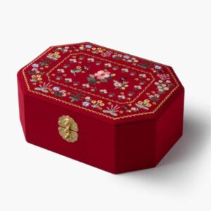 Gemma Embroidered Jewelry Box-VAT $171.60