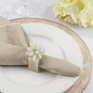 Beaded + Resin Napkin Ring - VAT$15.92