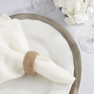 Jute Napkin Ring- Set of 4 100%Jute-VAT$23.98