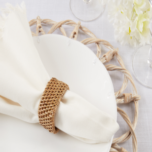 Woven Rattan Napkin Ring - 100%Rattan-VAT$11.05