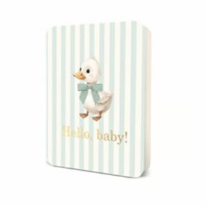 Cute Waddle Baby Deluxe Greeting Card-VAT$13.20