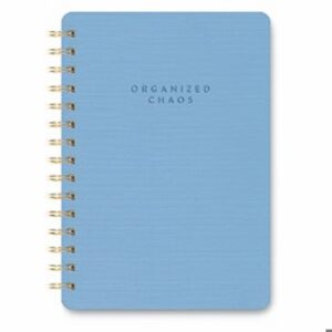 Organized Chaos (Sky Blue) Agatha Notebook-VAT$28.60