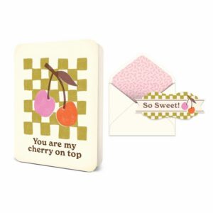 My Cherry on Top Deluxe Greeting Card-VAT$13.20