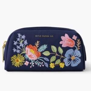 Bramble Embroidered Small Cosmetic Punch VAT $66.00
